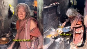 Elderly Bengal Woman’s Struggle
