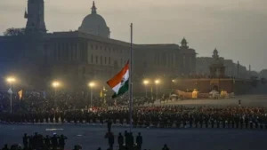 Standing for Vande Mataram