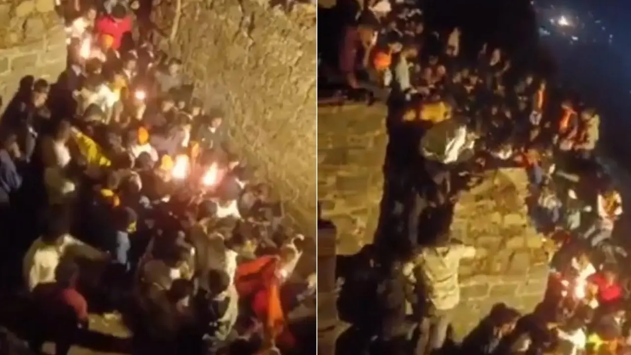 Tension at Shivneri Fort