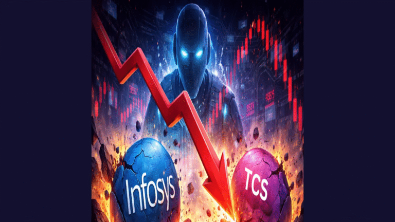 NIFTY IT Bloodbath: TCS, Infosys, HCLTech Crash 21% Amid AI & Tariff Fears