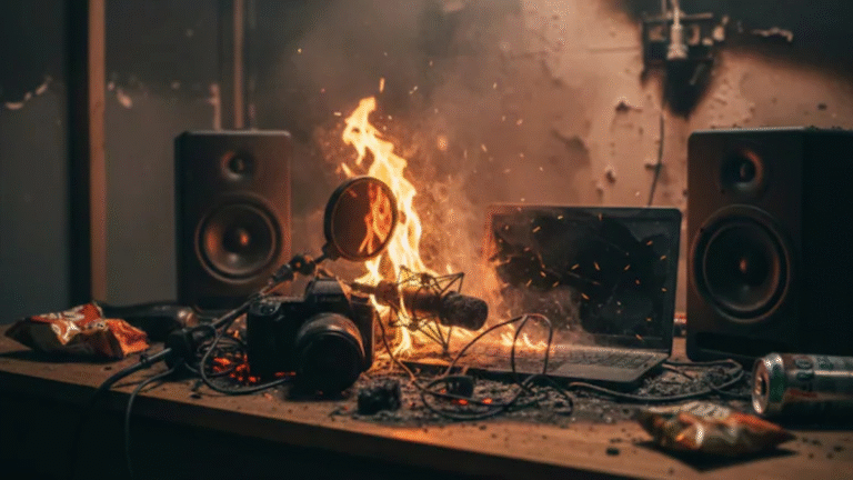 Aspiring YouTuber Sets ₹10 Lakh Studio Ablaze After Growth Stalls