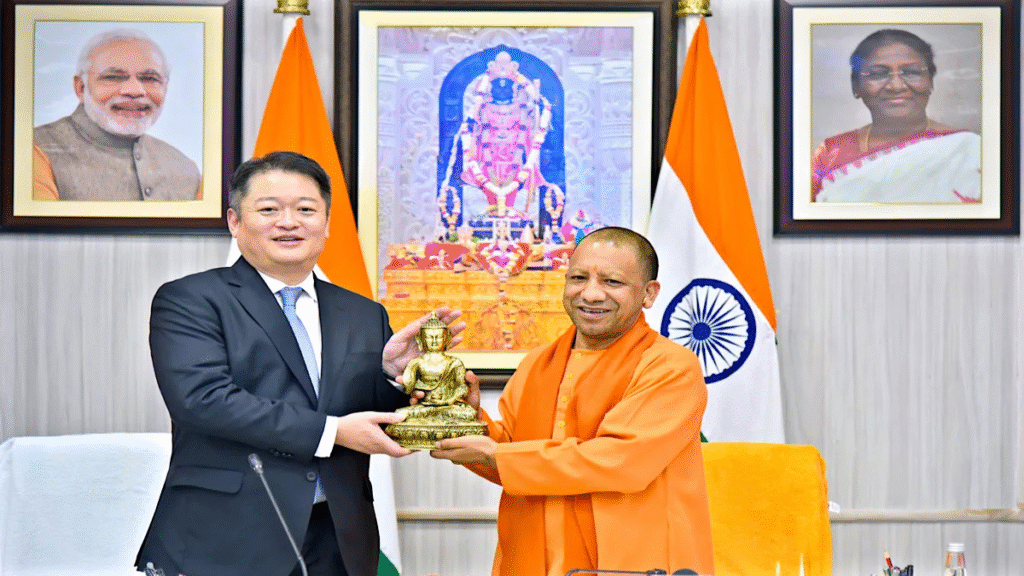 CM Yogi Adityanath and Yamanashi