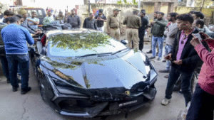 Kanpur Lamborghini Crash