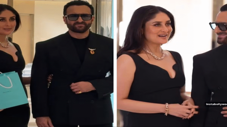 Bollywood’s Power Couple Saif Ali Khan and Kareena Kapoor Khan Radiate Elegance in Coordinated All-Black Outfits