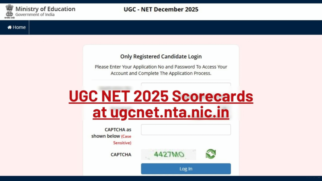 UGC NET December 2025 Result