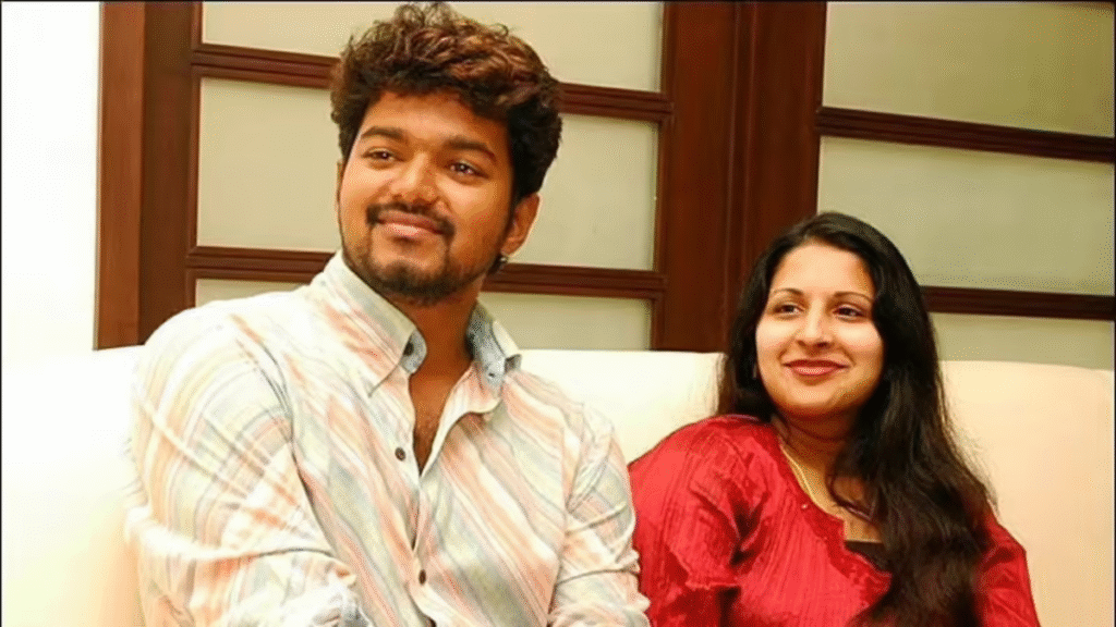 Thalpathy Vijay and Sangeetha