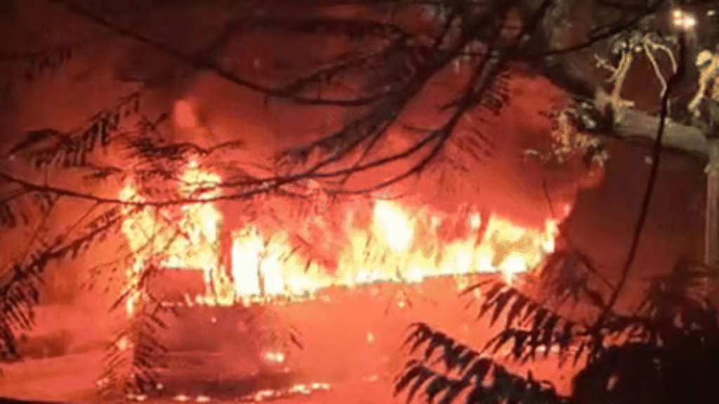 Tragic Incident in West Delhi: Bus