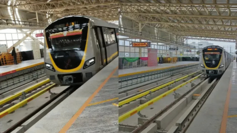 Namma Metro: 8th Train Joins Yellow Line to Cut Wait Times