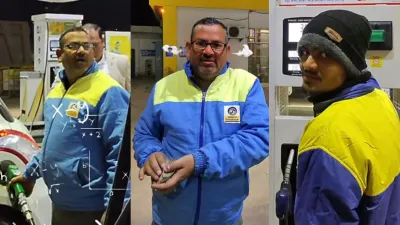 Man’s Bizarre Petrol Pump