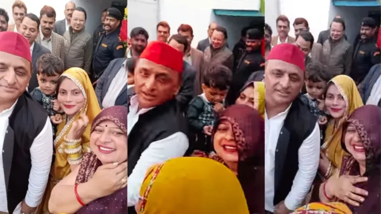 Viral Video of Woman’s Interaction with Akhilesh Yadav