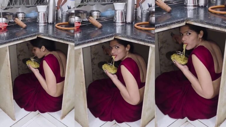 Viral Video of Girl “Caught” Eating Noodles Steals Hearts Online