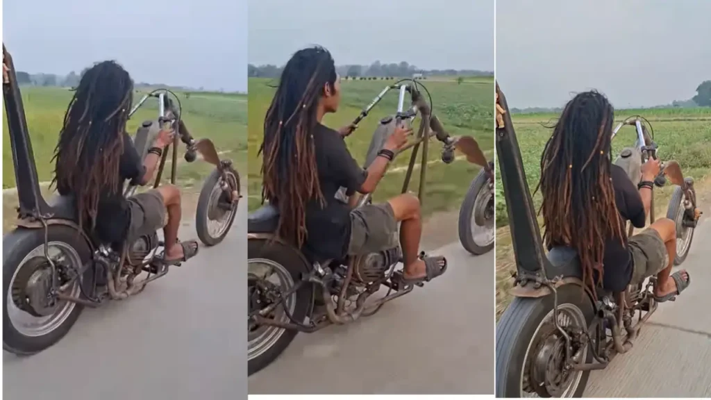 Man’s "Atrangi" Custom Bike