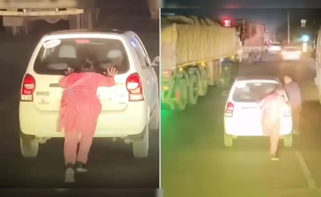 Viral Video of Wife Pushing