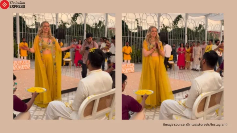 Dutch Bride’s Viral Rajasthani Dance Stuns Groom