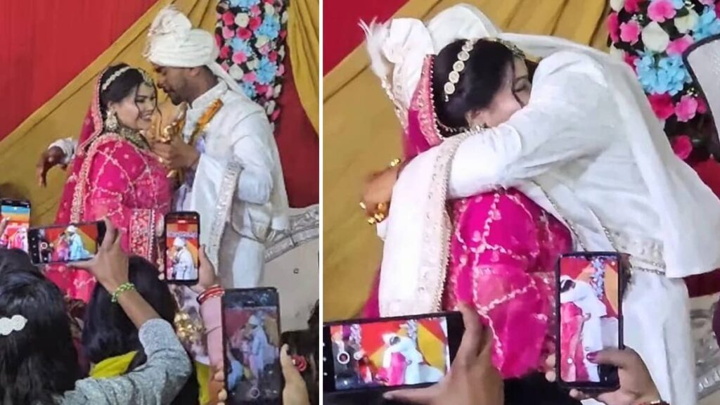 Groom Breaking Down on