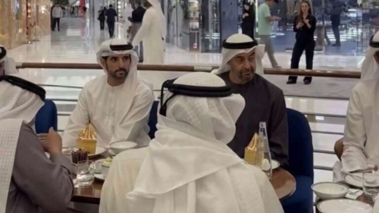 UAE President and Dubai Crown Prince Make Surprise Mall Visit Amid Regional Tensions