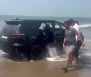 Toyota Fortuner Nearly Swept