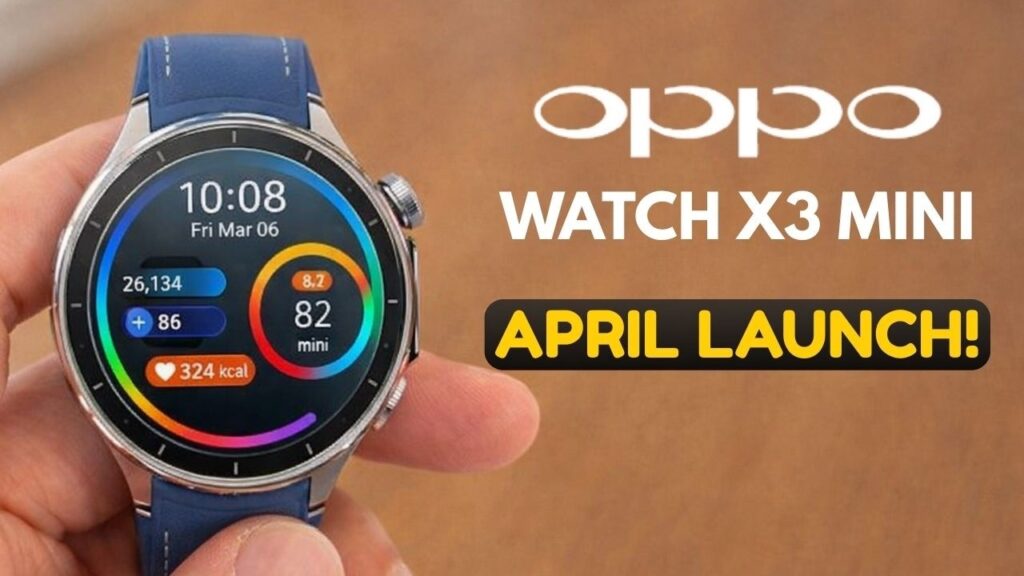 Oppo Watch X3 Mini Leaks