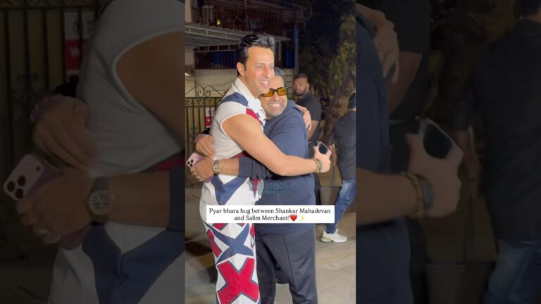 Salim Merchant and Shankar Mahadevan’s Heartwarming Moment Goes Viral