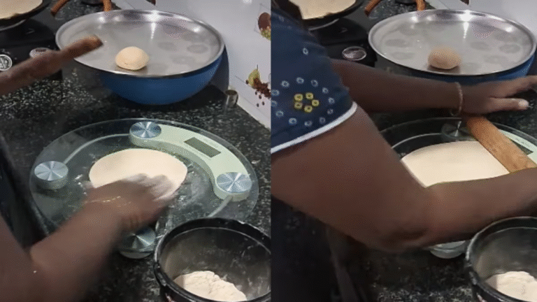 Viral Video of Woman Using Weighing Scale for Roti Sparks Internet Debate