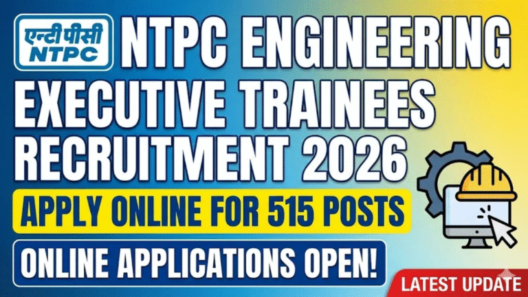 NTPC Recruitment 2026: Apply for Jobs with Salary up to ₹2.4 Lakh