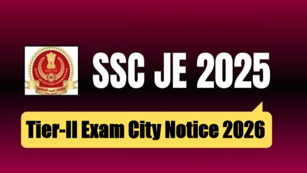SSC JE, CHSL Tier-II 2026