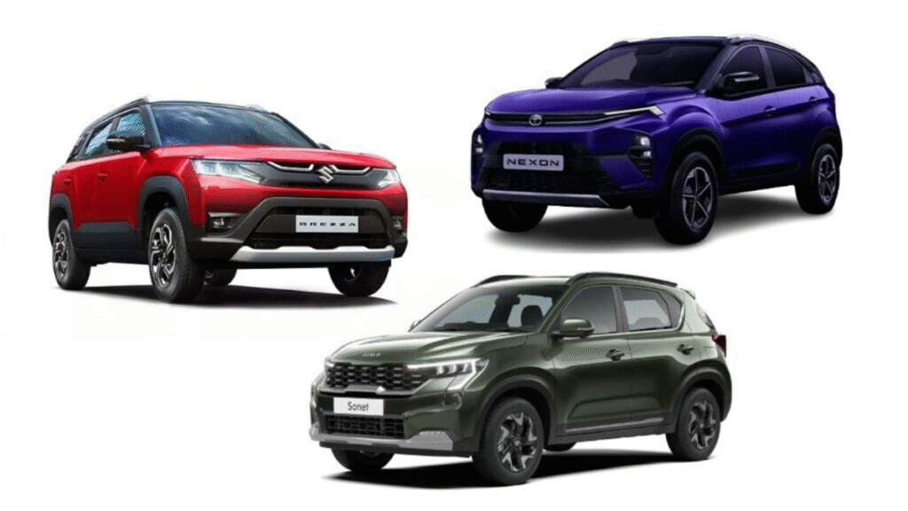 Kia Sonet, Tata Nexon,