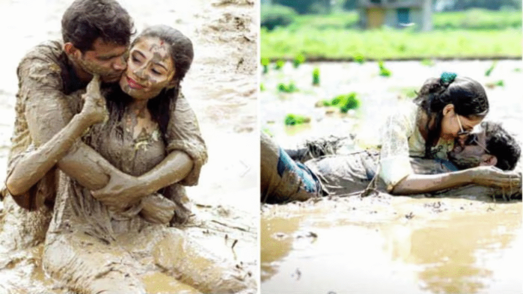 Love in the Mud: Viral Pre-Wedding
