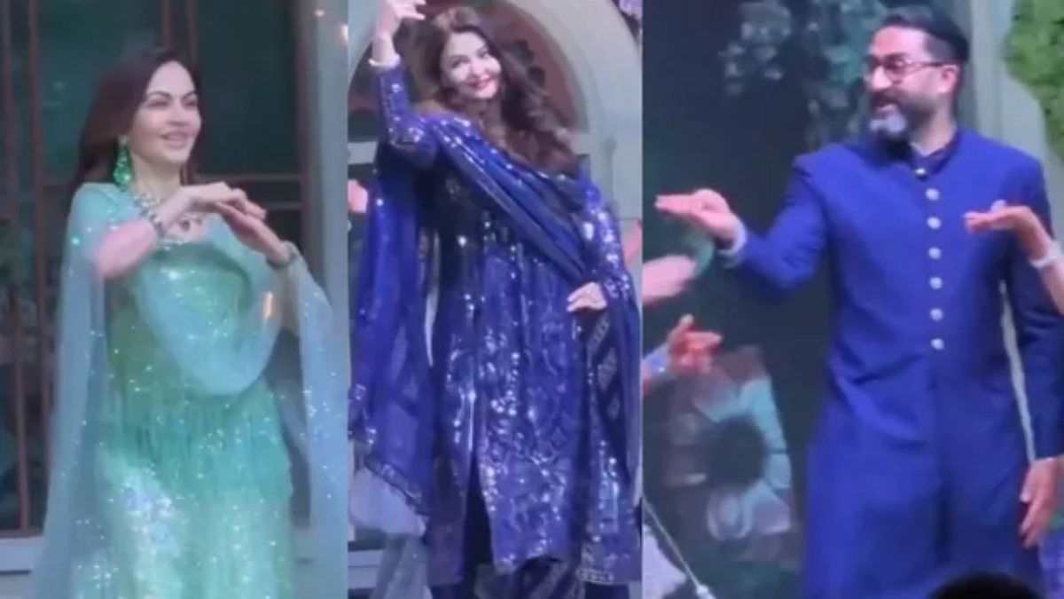 Viral: Aishwarya, Abhishek & Nita Ambani