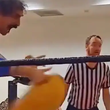 Italian Wrestler’s Pizza-Slinging