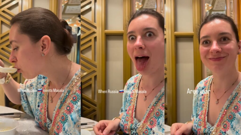 Russian Woman’s Hilarious Reaction