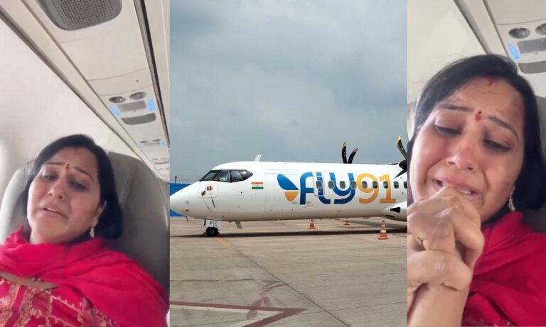 Fly91 Passengers Crying and