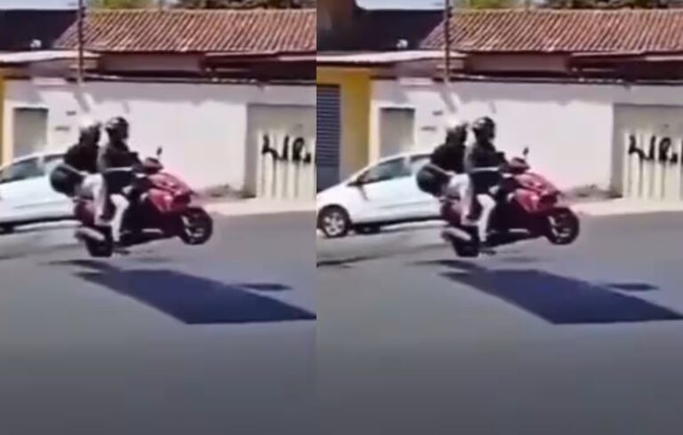Bizarre Viral Video of Scooter