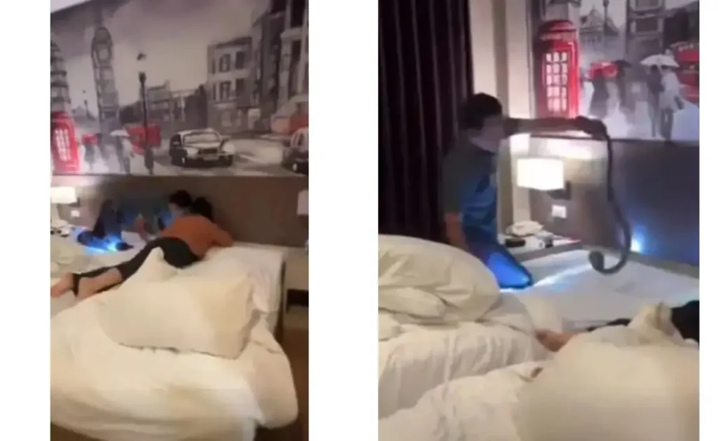 Cobra Crawling Over Sleeping