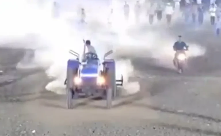 Local Leader Accused of Wrecking Cricket Ground with Tractor in Maharashtra