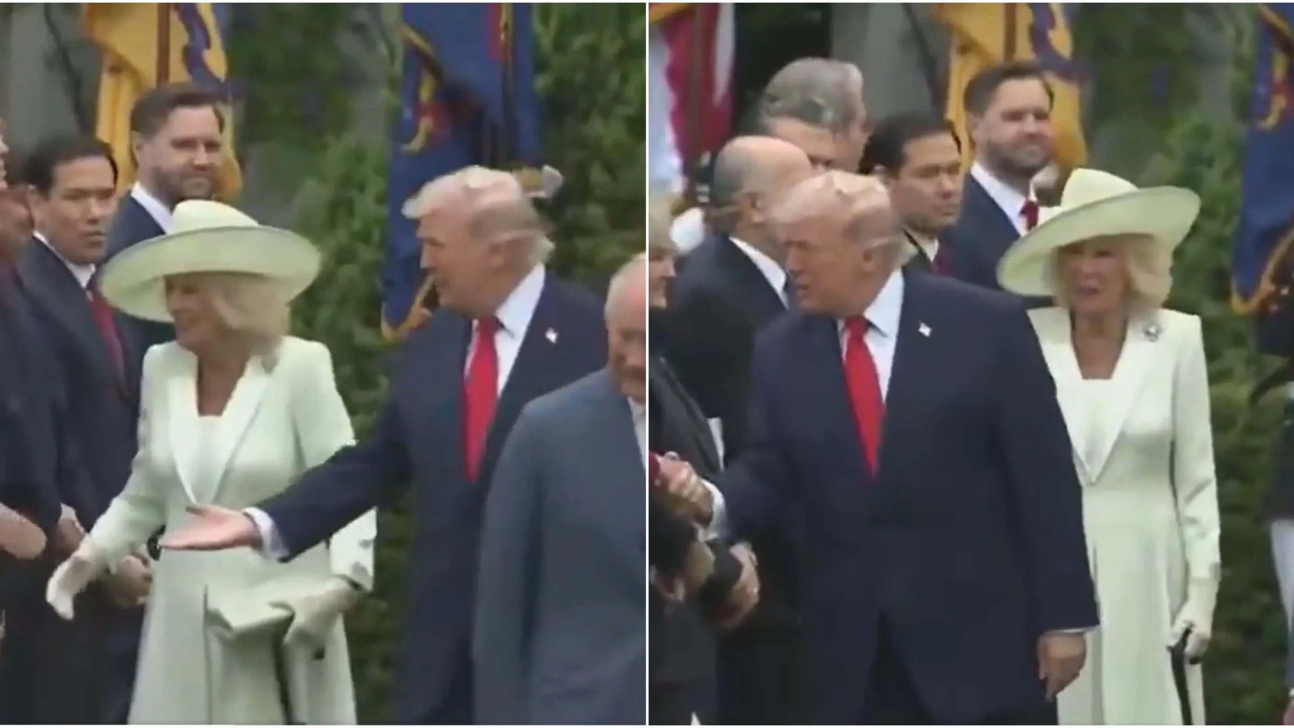 Trump and Queen Camilla