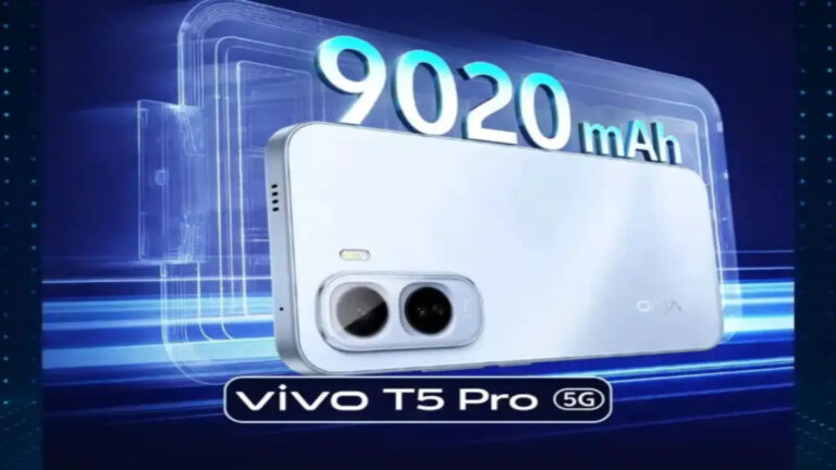Vivo T5 Pro 5G: The 9,020 mAh Battery Beast