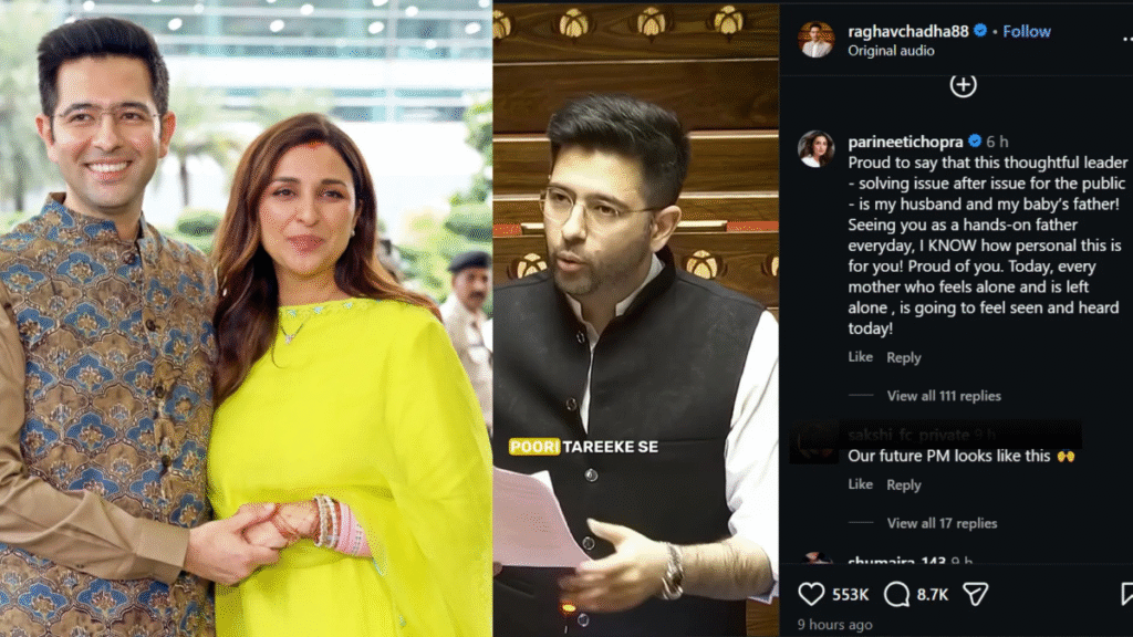 Parineeti Chopra Lauds Raghav Chadha
