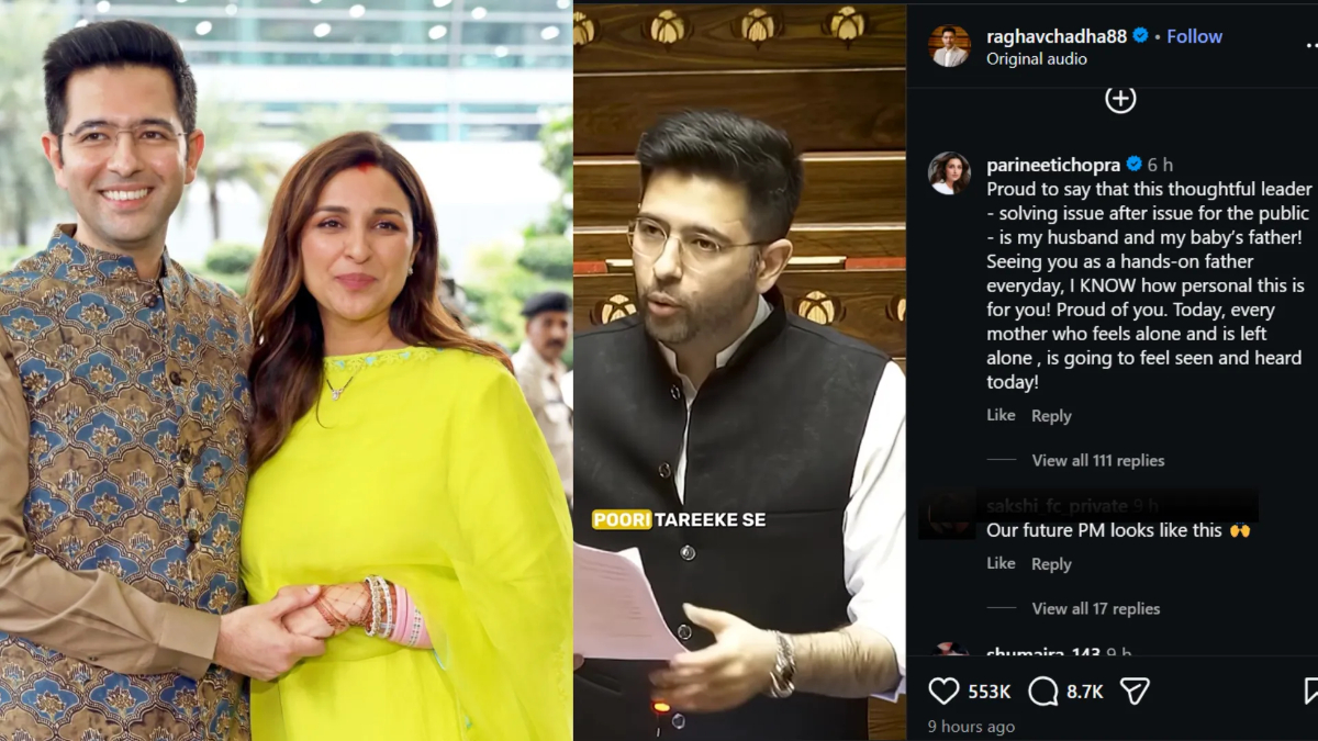 Parineeti Chopra Lauds Raghav Chadha