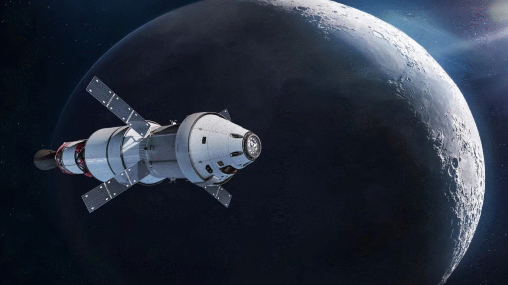 Artemis II Fires Main Engine