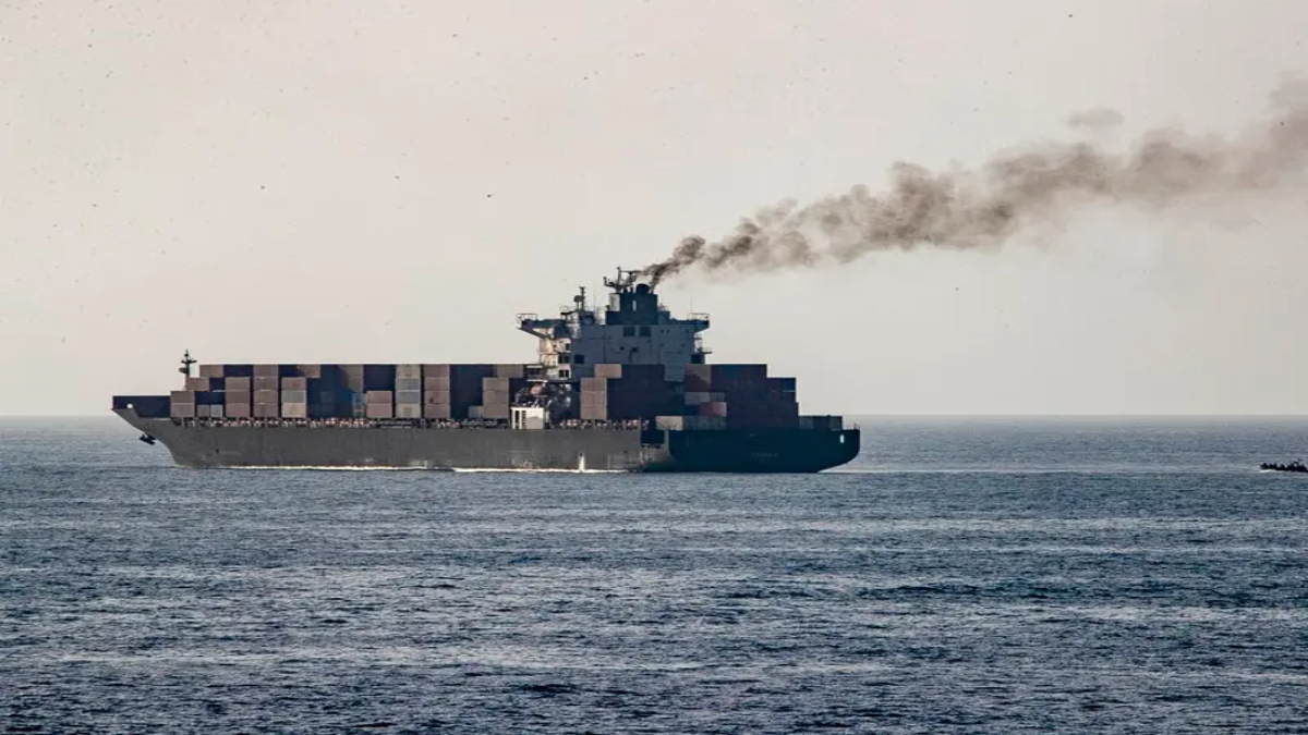 Iran Attacks Container Ship