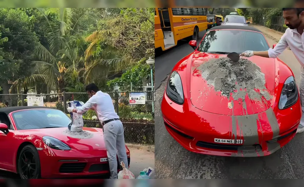 Bengaluru Man Uses Porsche