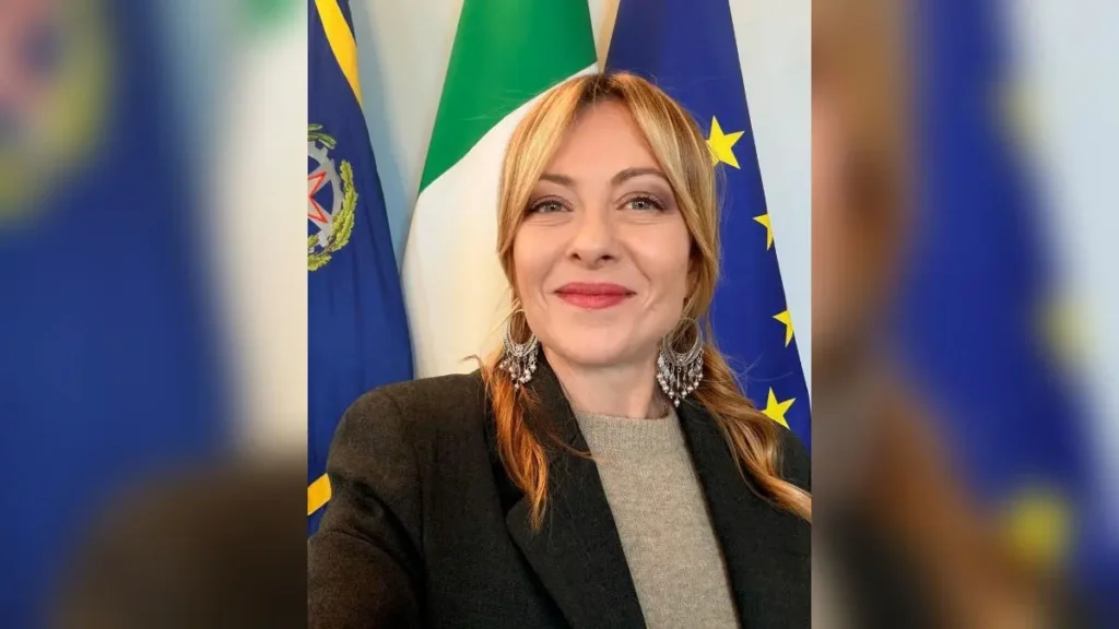 Italian PM Giorgia Meloni Desi