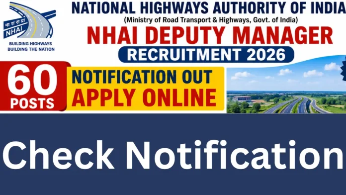 NHAI Recruitment 2026 Applications NHAI Recruitment 2026 Applications
