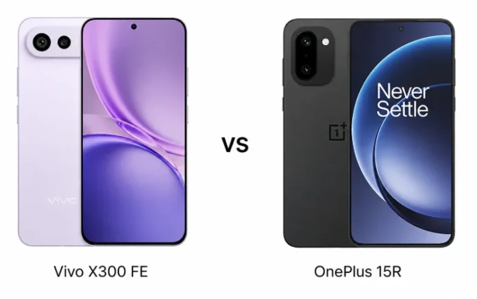 Vivo X300 FE vs OnePlus 15R Vivo X300 FE vs OnePlus 15R