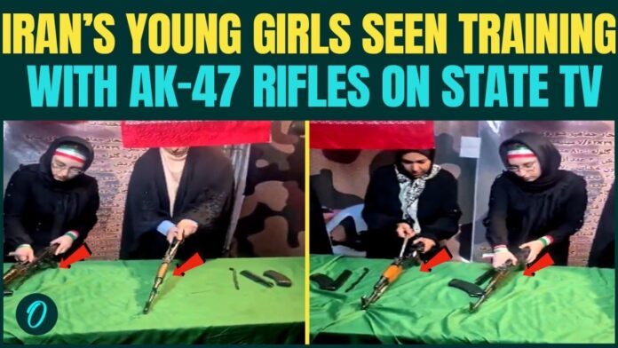 Viral Videos of Iranian Women Training with AK-47s Viral Videos of Iranian Women Training with AK-47s