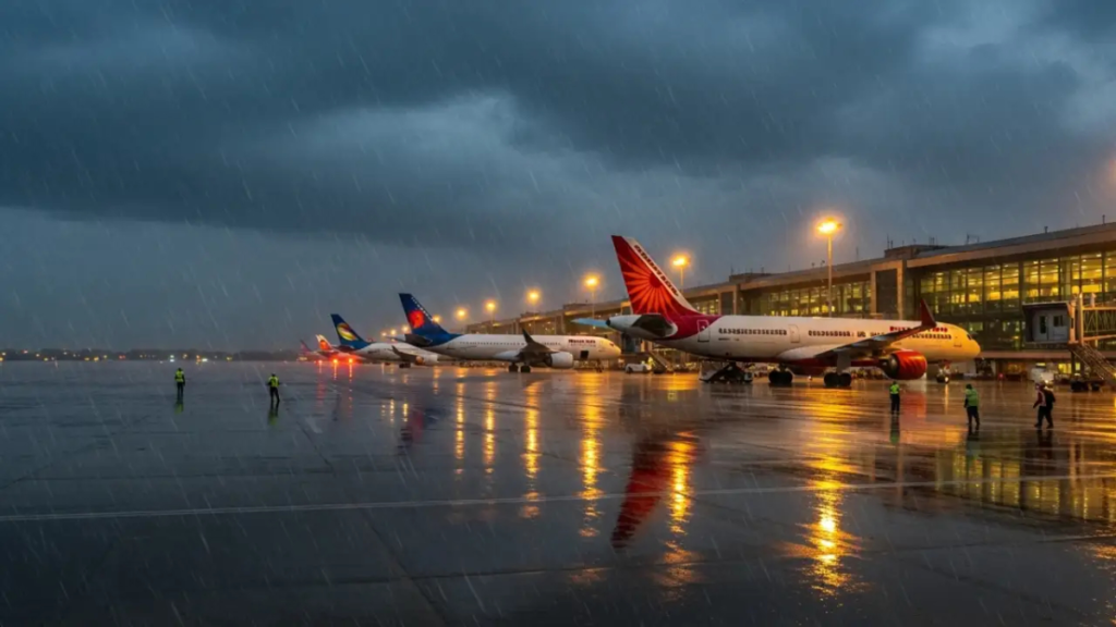 500 Flights Delayed After Hailstorm