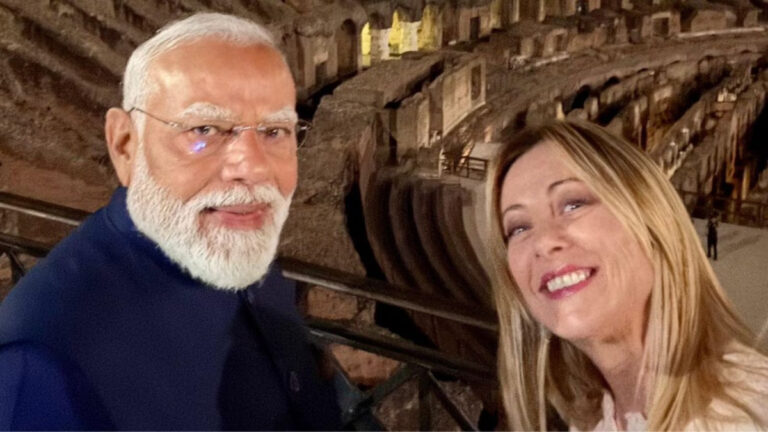 Giorgia Meloni’s selfie with Narendra Modi