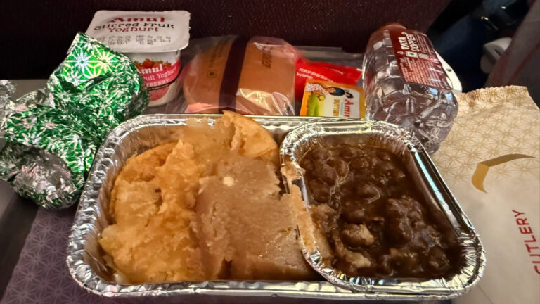 Air India Viral Halwa-Puri Meal