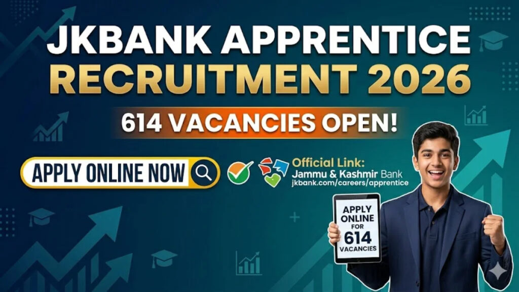 JK Bank Apprentice Recruitment